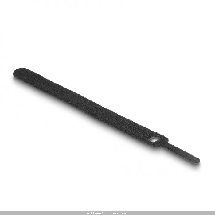 Delock Klett-Kabelbinder L 200 x B 12 mm schwarz 10 Stück