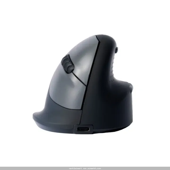 R-GO HE Maus - ergonomische Maus, Größe L, für Rechtshänder, vertikale Maus, 4 Tasten, kabellos