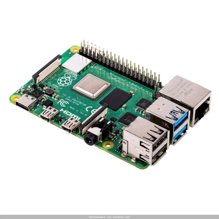 Raspberry Pi 4 Modell B 2GB | ARM Cortex-A72 4x 1,50GHz, 2GB RAM, WLAN, Bluetooth, LAN, 4x USB