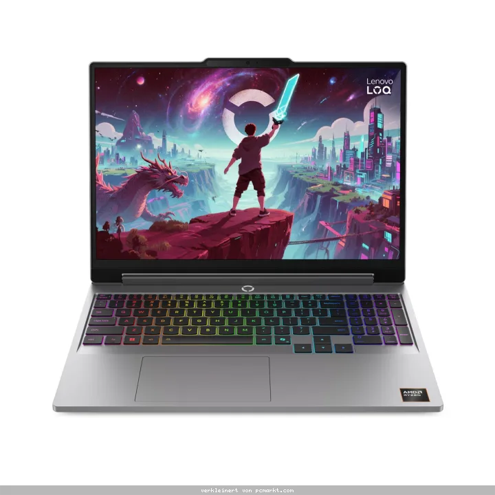 Lenovo LOQ 3 - 83TN00C2GE - 15.3" WUXGA, 165Hz, AMD Ryzen™ 7 250, 16GB RAM, 1TB SSD, RTX5060™, Dos