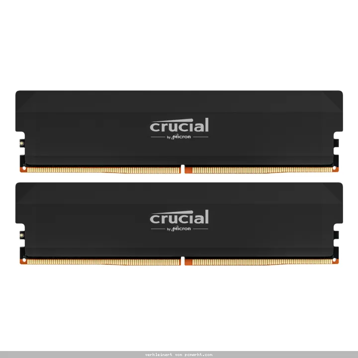 Crucial Pro OC Schwarz 32GB Kit (2x16GB) DDR5-6000 CL36 UDIMM-Gaming Arbeitsspeicher - Unterstützt Intel XMP 3.0 und AMD EXPO