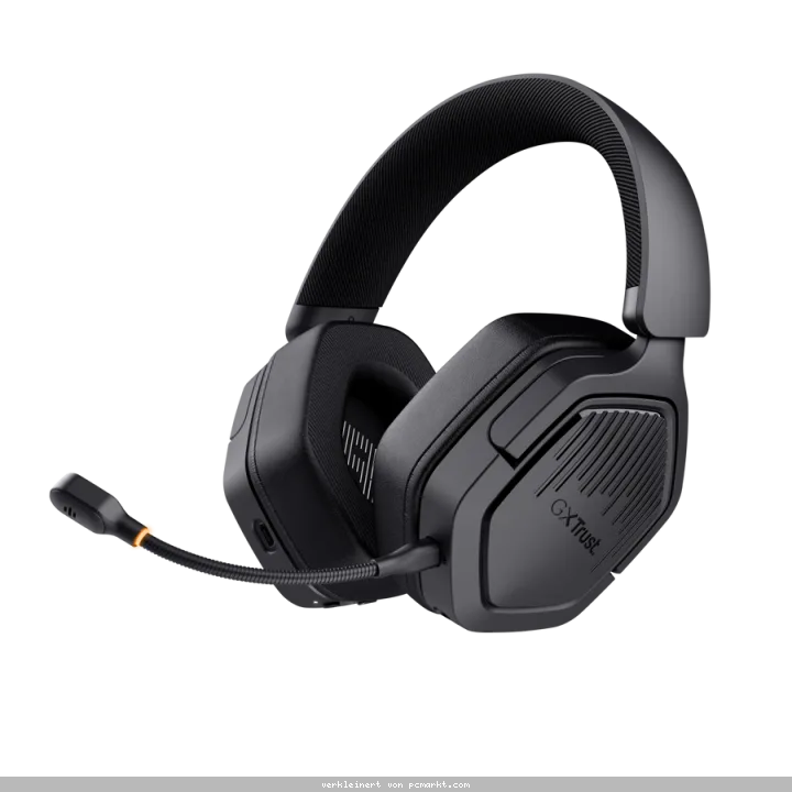 HSE Trust Gaming GXT493PS CARUS Wireless Gaming Headset schwarz Leistungsstarkes, ohrumschließendes und kabelloses PS5 Gaming-Headset, schwarz