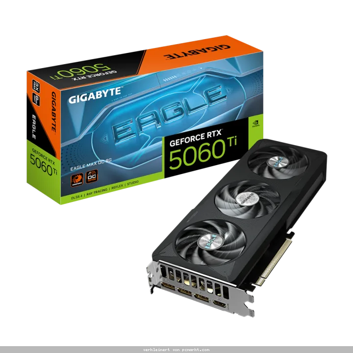 KOMP. GIGABYTE GeForce RTX 5060 Ti EAGLE MAX OC 8G - 8GB GDDR7, HDMI, 3x DP