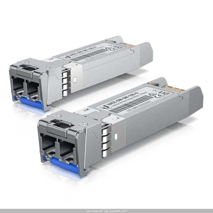 2er Pack Ubiquiti UACC-OM-SM-10G-D Transceiver-Modul SFP+, 10 Gbit/s, LC Duplex, bis zu 300 m