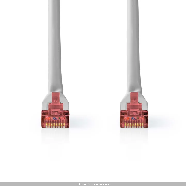 Nedis Cat 6 Kabel | RJ45 Stecker | RJ45 Stecker | S/FTP | 2.0 m | rund | ABS / PVC | Grau | Aufhänger
