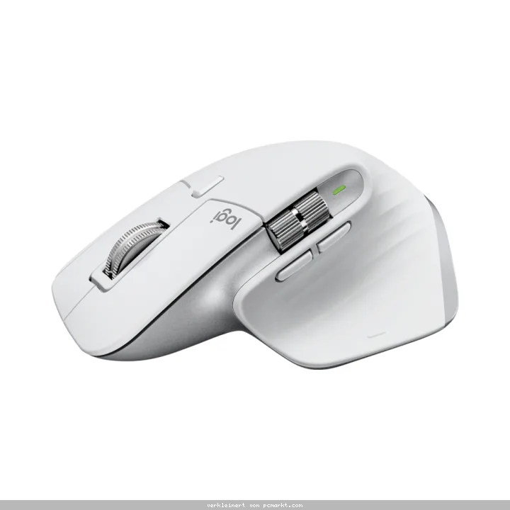 Logitech MX Master 3S, Wireless Bluetooth Maus Wiederaufladbarer Akku, hellgrau