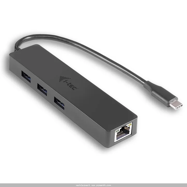 i-tec USB-C Slim 3-Port HUB mit Gigabit Ethernet Adapter