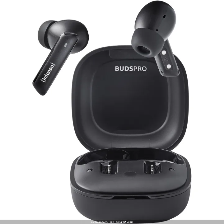 Intenso BUDS PRO – TWS True Wireless Kopfhörer T500HAE, schwarz