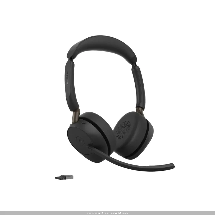 Jabra Evolve3 65 Stereo, LINK 390a, MS, Ladestation