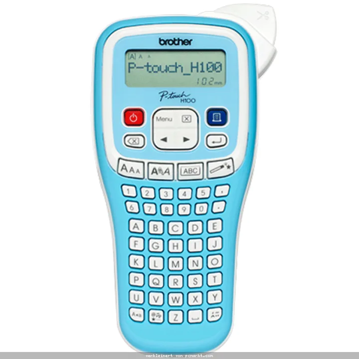 Brother PT-H100LB - Beschriftungsgerät - blau TZe, 3,5-12mm, P-touch, mobiles Beschriftungsgerät