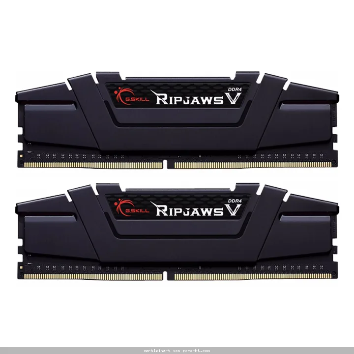 G.SKILL RipJaws V Schwarz 32GB Kit (2x16GB) DDR4-3200 CL16 DIMM Arbeitsspeicher