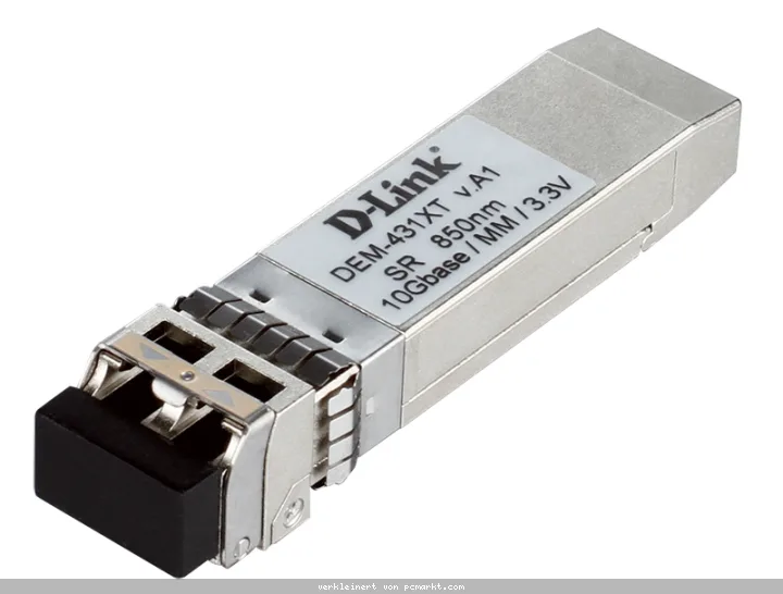 D-Link DEM-431XT Transceiver-Modul SFP+, 10GBase-SR, 10 Gbit/s, LC Duplex, bis zu 300 m
