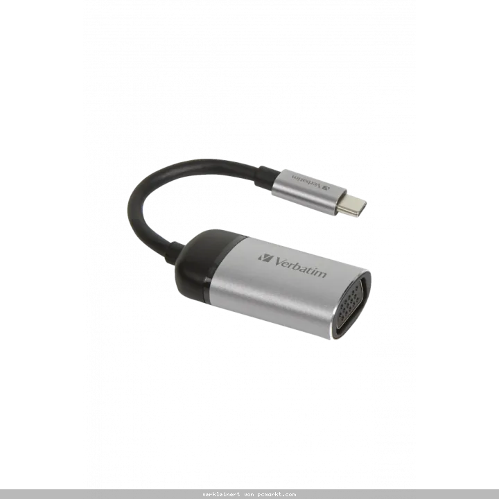VERBATIM USB-C™ zu VGA ADAPTER - USB 3.1 GEN 1/ VGA 10cm Kabel