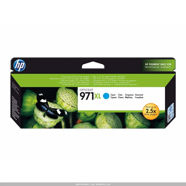 HP 971XL (CN626AE) Original Tintenpatrone Cyan