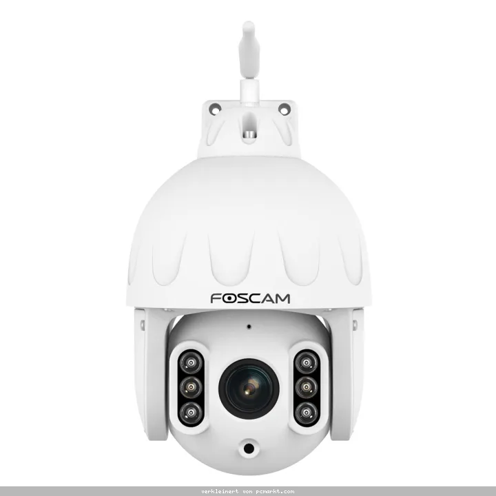 Foscam SD8P WLAN Überwachungskamera Weiß 8MP (3840x2160), Dualband-WLAN, Schwenk- und Neigefunktion, 4x optischer Zoom