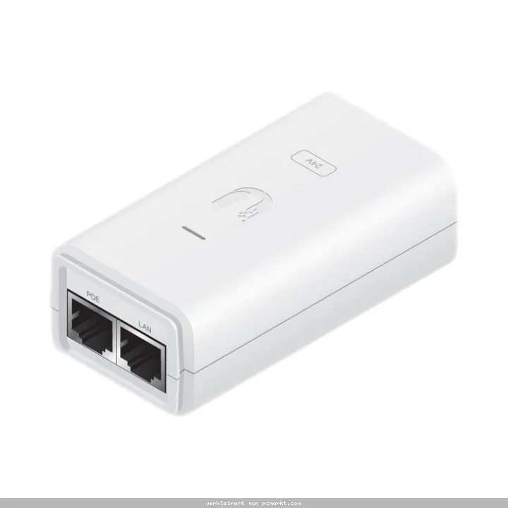 Ubiquiti POE Adapter, weiß (POE-24-12W) [kompatibel mit vielen Ubiquiti PoE-Geräten]