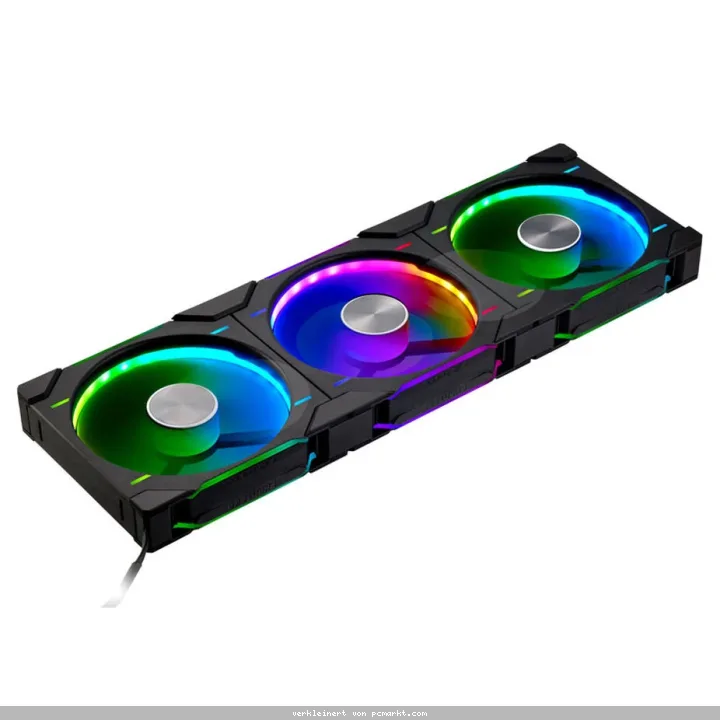 Phanteks D30-140 Regular D-RGB schwarz 3er-Pack | Gehäuselüfter
