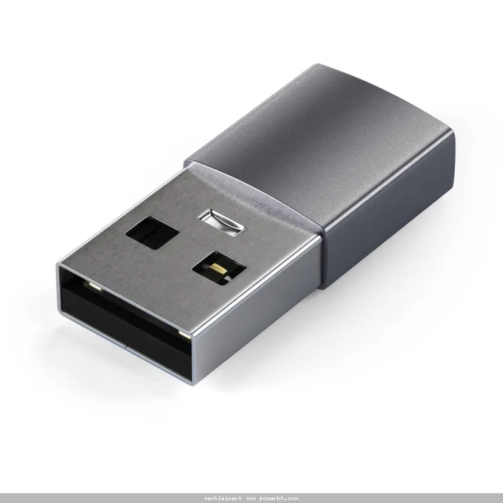 Satechi Aluminum Type-A to Type-C USB Adapter space grey