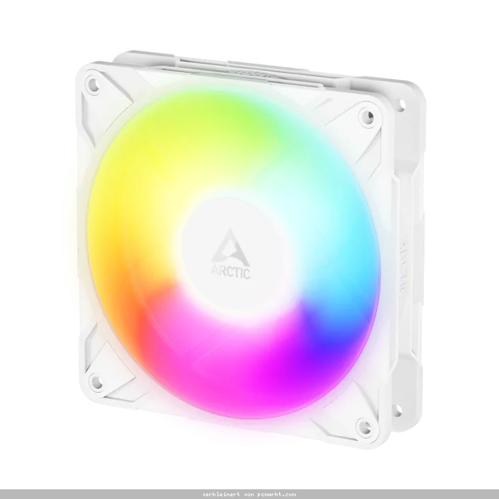 ARCTIC P12 PRO Reverse A-RGB weiß | Gehäuselüfter