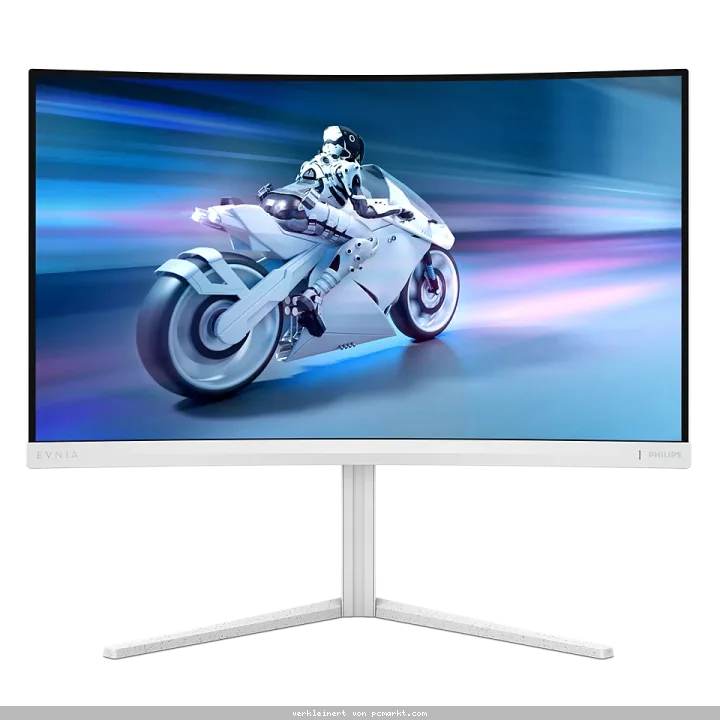 Philips Evnia 27M2C5201L 27 Zoll FHD Curved Gaming Monitor, 180 Hz, 1 ms GtG, FreeSync Prem. (1920x1080, 2x HDMI 2.0, 1x DP 1.4) weiss