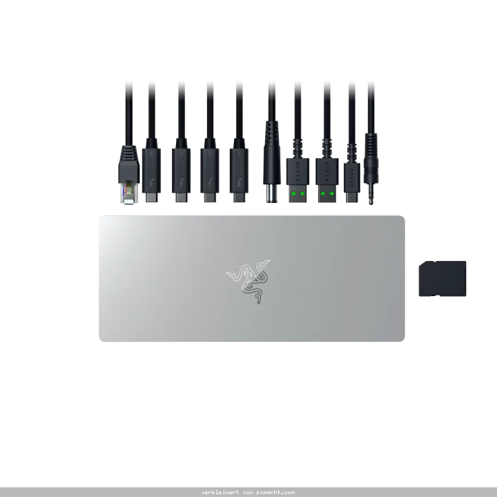 Razer Thunderbolt 5 Dock Desktop-RGB-Dock für mehrere Geräte & Bildschirme, mercury