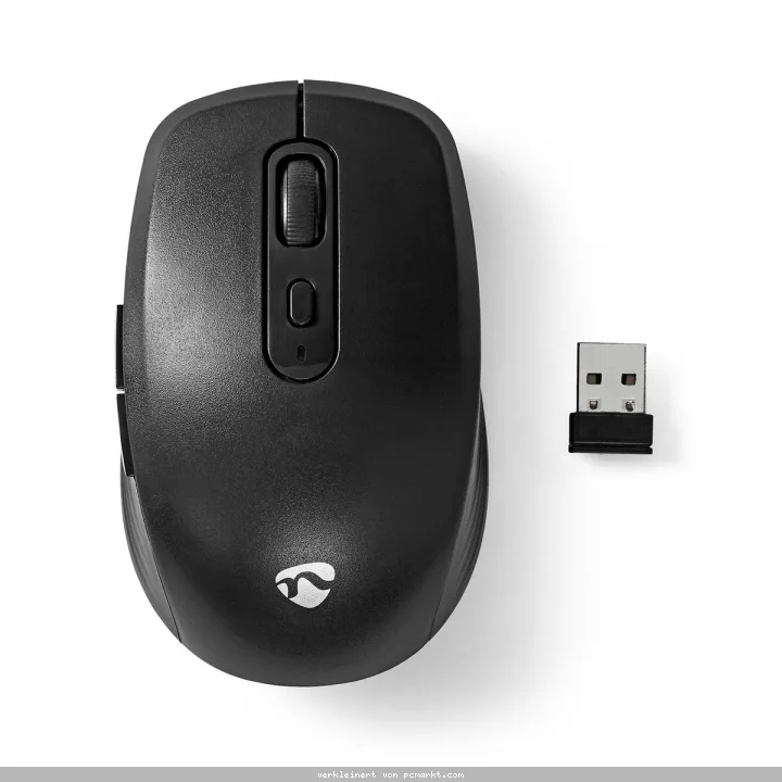 Nedis Mouse Drahtlos | 800 / 1200 / 1600 dpi | Einstellbar DPI | Anzahl Knöpfe: 6 | Rechtshändig