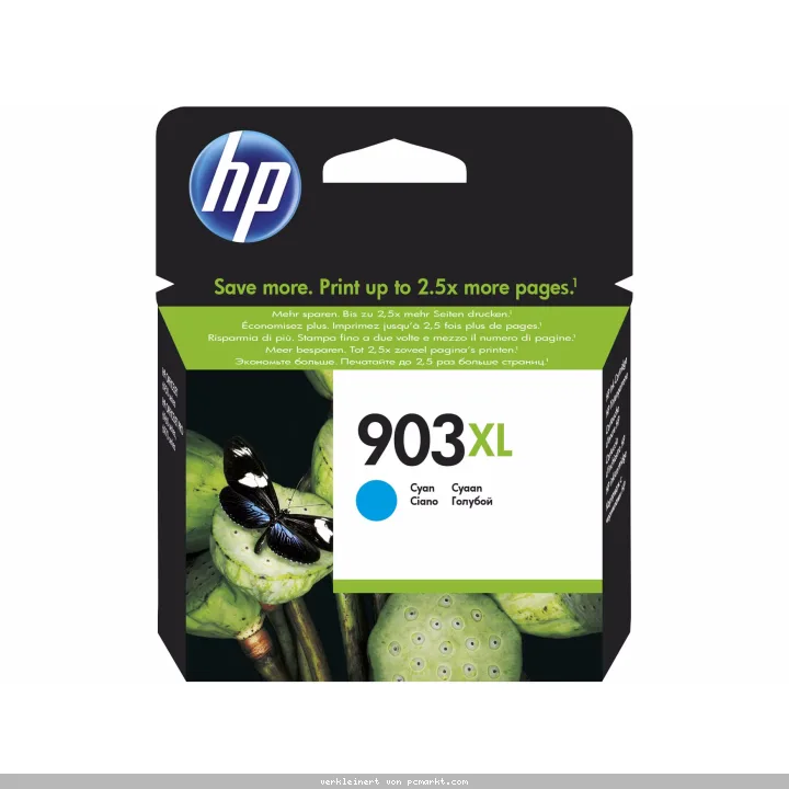 HP 903XL (T6M03AE) Original Tintenpatrone Cyan Kompatibilität: HP OfficeJet 6950, OfficeJet Pro 6974