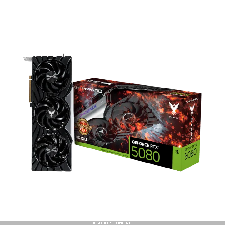 Gainward GeForce RTX 5080 Phoenix GS - 16GB GDDR7, HDMI, 3x DP