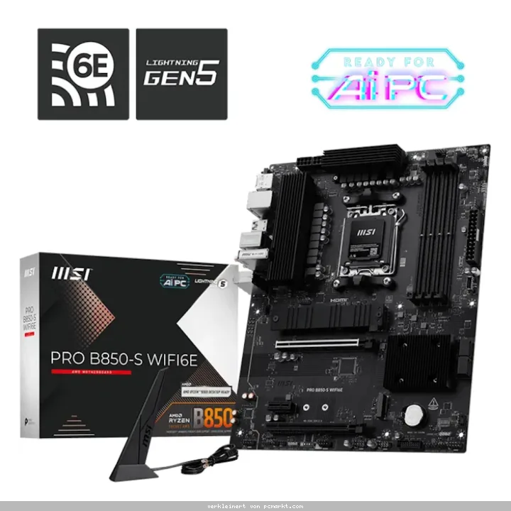 MSI PRO B850-S WIFI6E Mainboard Sockel AM5