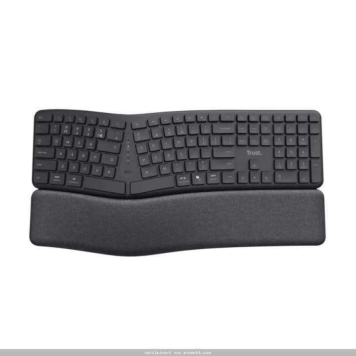 Trust Keyra Ergo Mulitdevice Wireless Keyboard