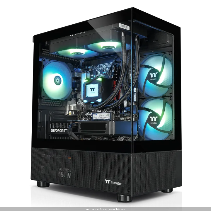 Thermaltake A-Line LCS 5060 Gaming PC AMD Ryzen 7 5700X, 32GB RAM, 1TB SSD, GeForce RTX 5060 (8GB GDDR7), Windows 11