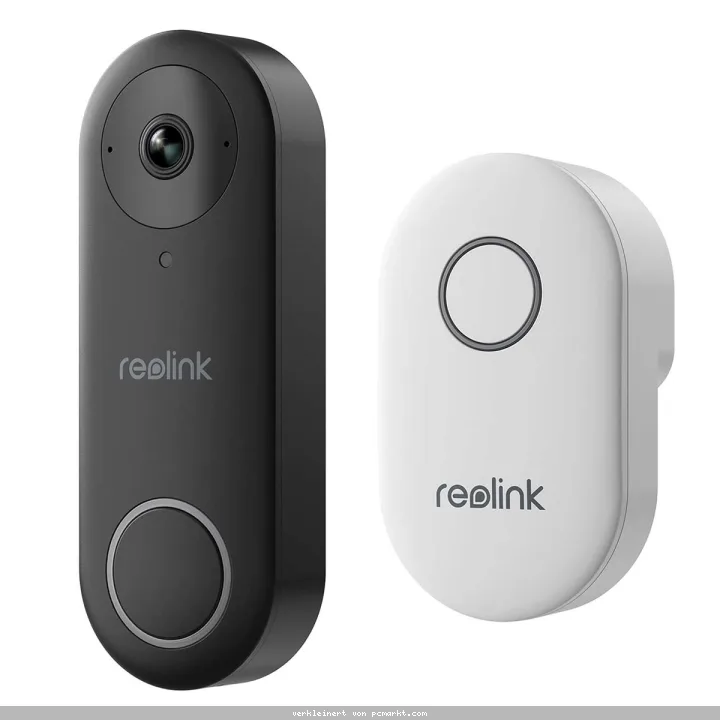 Reolink D340W WLAN Video-Türklingel mit Gong 5MP 2K+ (2560x1920), PoE, IP65-Wetterschutz, Nachtsicht, Personenerkennung