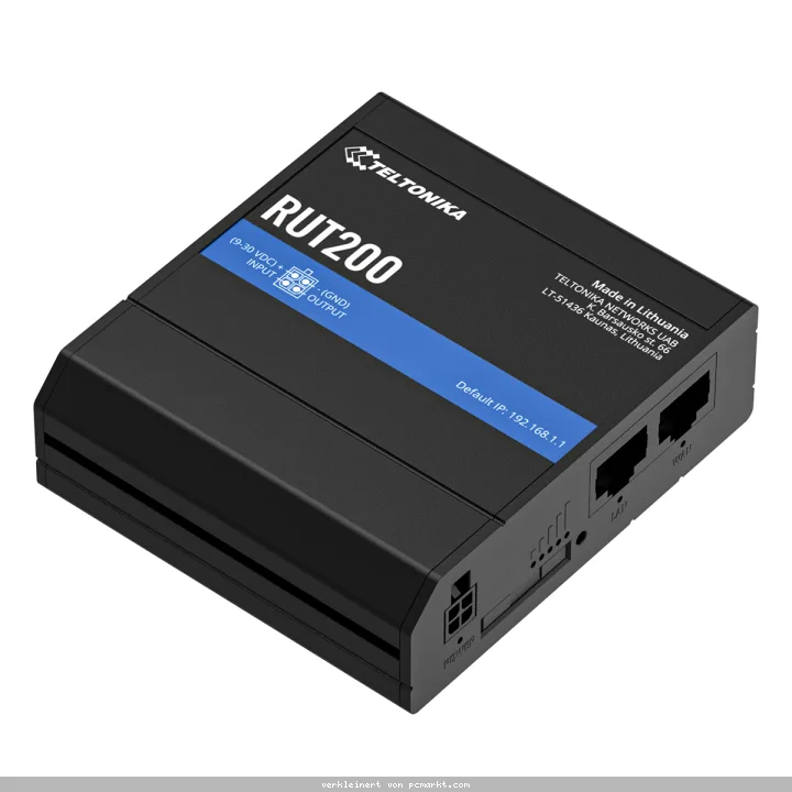Teltonika RUT200 Industrieller Mobilfunk-Router 4G LTE (Cat 4), 3G, 2G, 1x LAN, 1x WAN