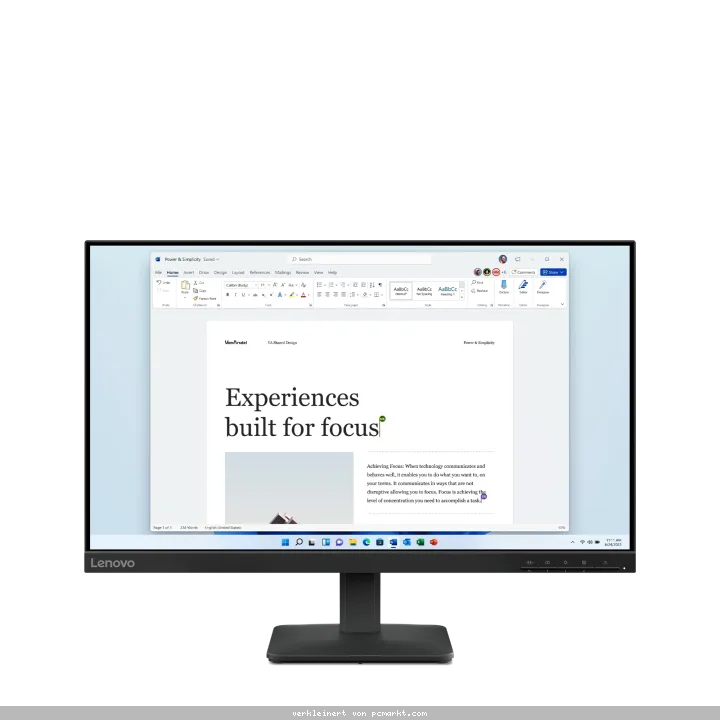 Lenovo L24-41 - 23,8" Full-HD, IPS, 100Hz, HDMI, VGA