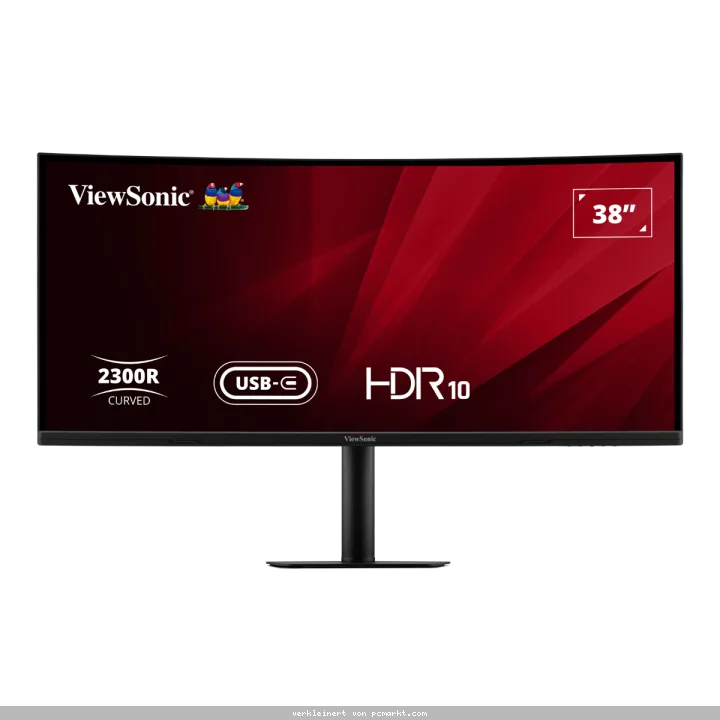 ViewSonic VA3820C 38" UWQHD+ 21:9 Curved Monitor mit USB-C Hub KVM Switch