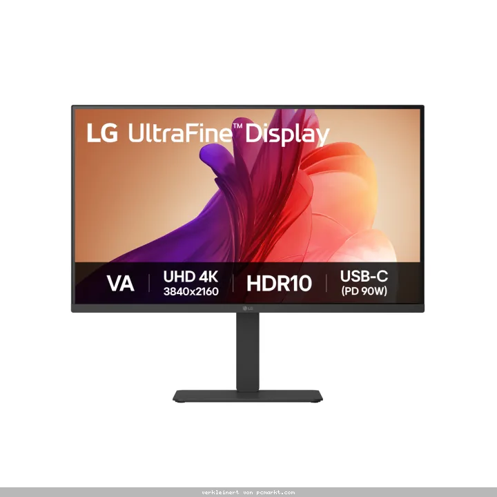 LG 32U720A-B Office Monitor - 4K UHD - 31.5" (80cm) 4K UHD, VA, 60Hz, HDR10, 2x HDMI 2.0, 1x DisplayPort 1.4, 1x USB-C, 2 x USB 3.0