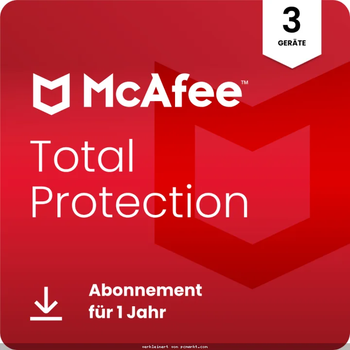 McAfee Total Protection [3 Geräte - 1 Jahr]