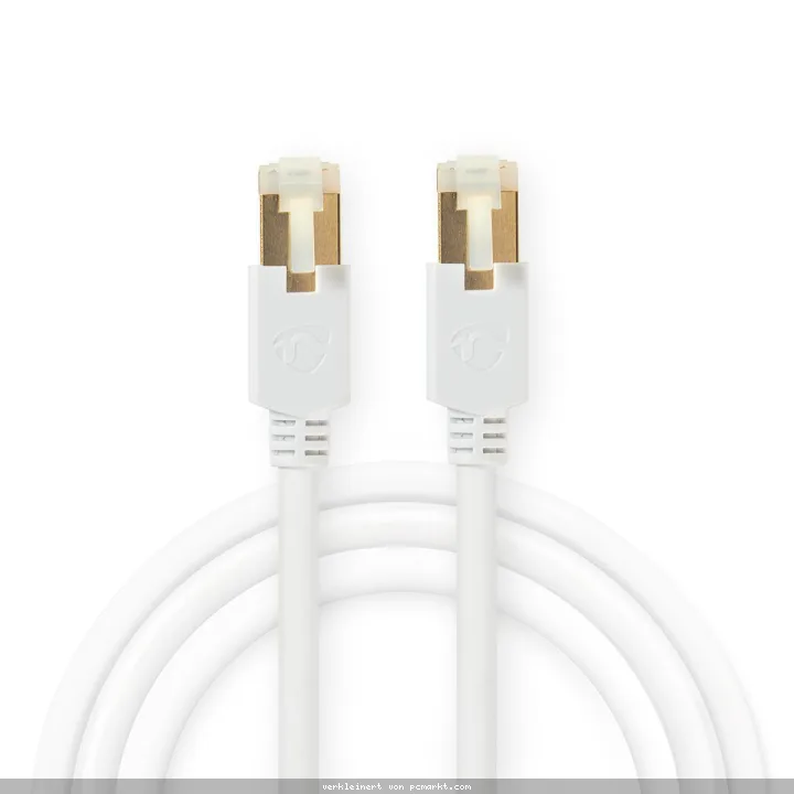 Nedis Cat 6 Kabel | RJ45 Stecker | RJ45 Stecker | F/UTP | 10.0 m | rund | LSZH / PVC | Weiss | Verpackung mit Sichtfenster