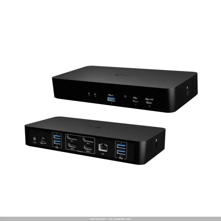 i-tec Universal Intelligent Dual Display Docking Station, Power Delivery 100W