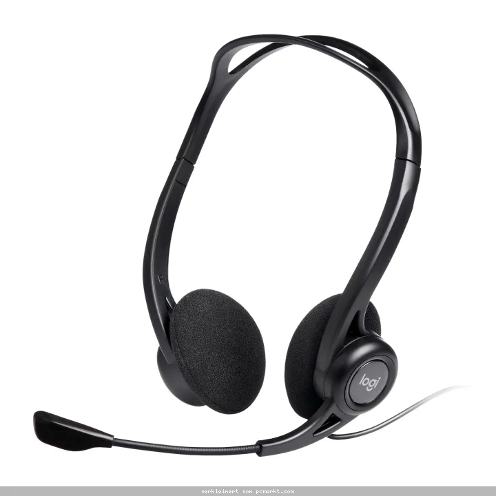 Logitech Stereo-Headset PC 960, USB-Abschluss Plug & Play
