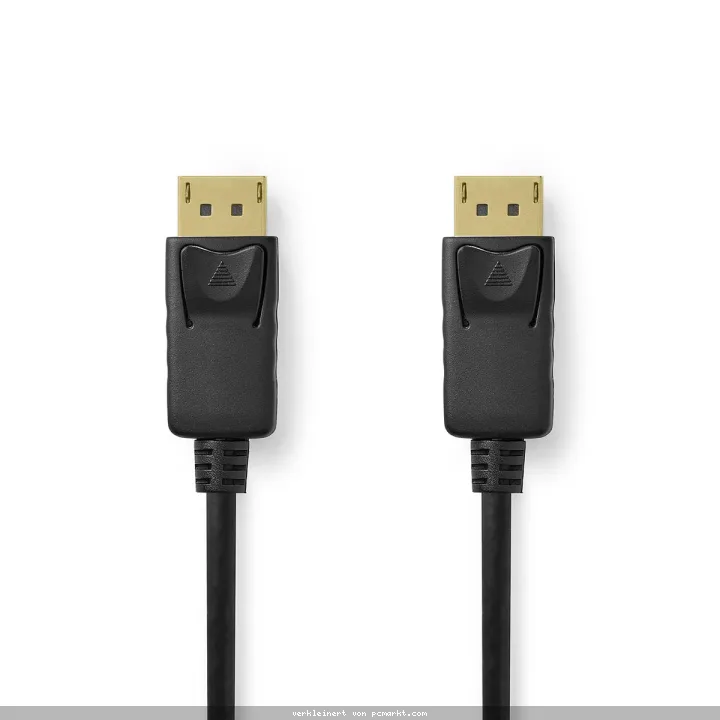 Nedis Displayport-Kabel | DisplayPort Stecker | DisplayPort - 8K@60Hz | Vernickelt | 3.00 m | Rund | PVC | Schwarz | Box