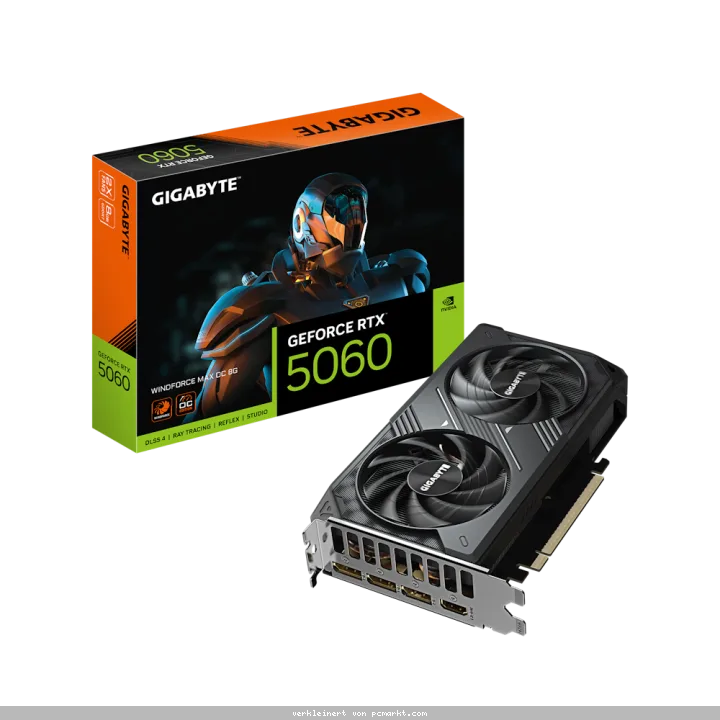 GIGABYTE GeForce RTX 5060 Windforce MAX OC 8G - 8GB GDDR7, HDMI, 3x DP