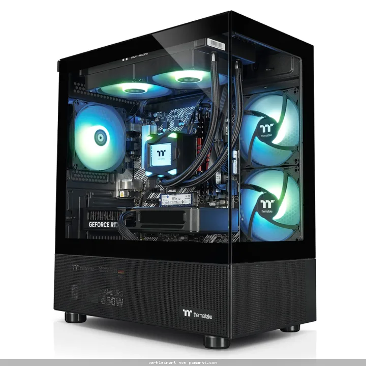 Thermaltake V170A 5060Ti Black Gaming PC AMD Ryzen 7 8700F, 32GB RAM, 1TB SSD, GeForce RTX 5060 Ti (8GB GDDR7), Windows 11