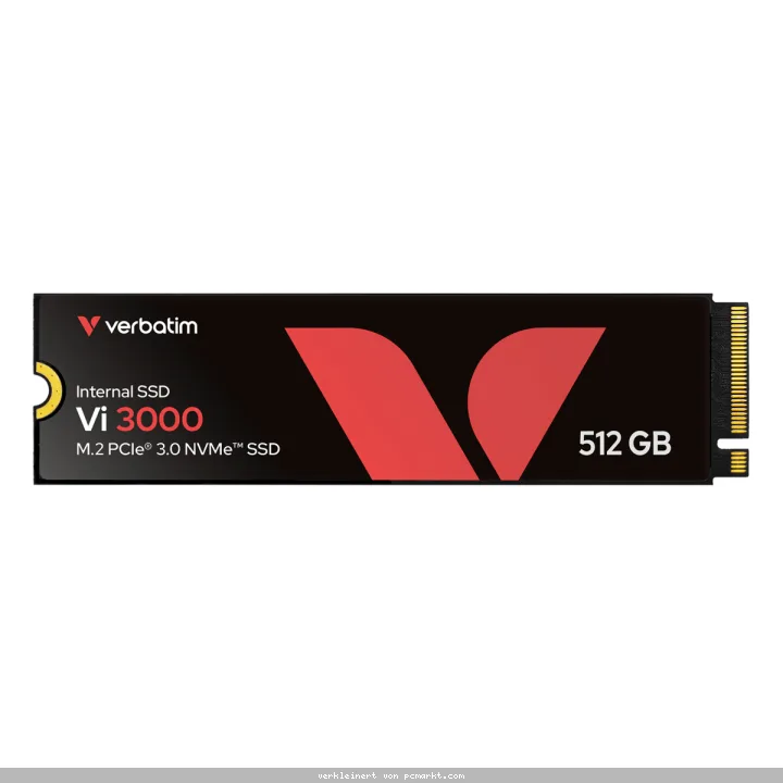 Verbatim Vi3000 SSD 512GB M.2 2280 PCIe Gen3 Internes Solid-State-Module