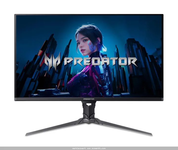 Acer Predator X (X32X5bmiiphuzx) 31,5" 4K Gaming Monitor 80,0 cm (31,5 Zoll), OLED, 240Hz, HDR1000, 2xHDMI(2.1) + 1xDP(1.4), Lautsprecher, Höhenverste