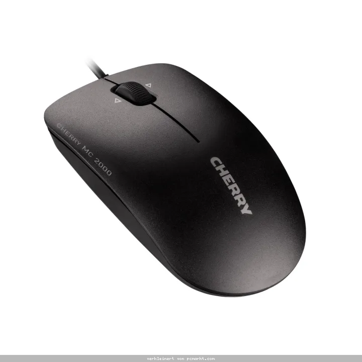 CHERRY MC 2000 kabelgebundene Maus, Infrarot Sensor, USB, 3 Tasten, 1.600 dpi, Scrollrad mit Kippfunktion