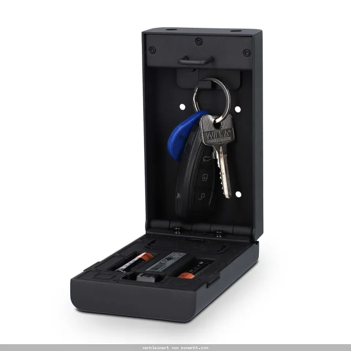 Nedis SmartLife Schlüsselbox Schlüsseltresor | Tastensperre | Aussenbereich | IP65-Schutz| Schwarz