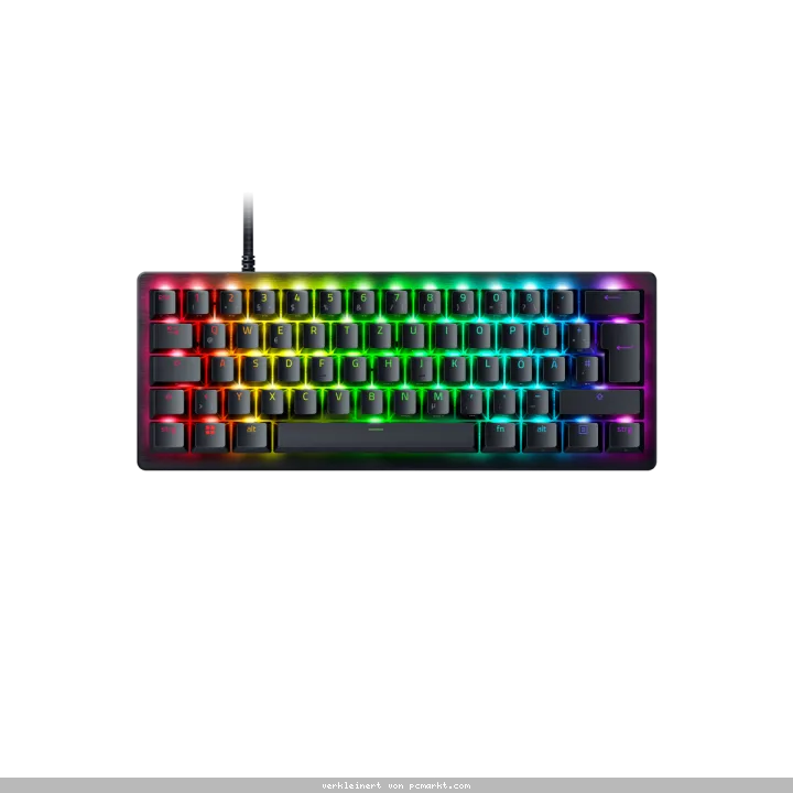 Razer Huntsman V3 Pro Mini Gaming Tastatur (analoge Switches) - E-Sport-Tastatur im 60% Layout mit analogen optischen Switches (DE Layout)