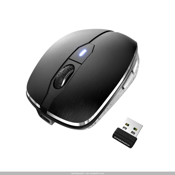 CHERRY MW 8C ADVANCED kabellose Maus [Optischer Sensor, 3200 dpi, 6 Tasten, Bluetooth & 2,4GHz Funk]