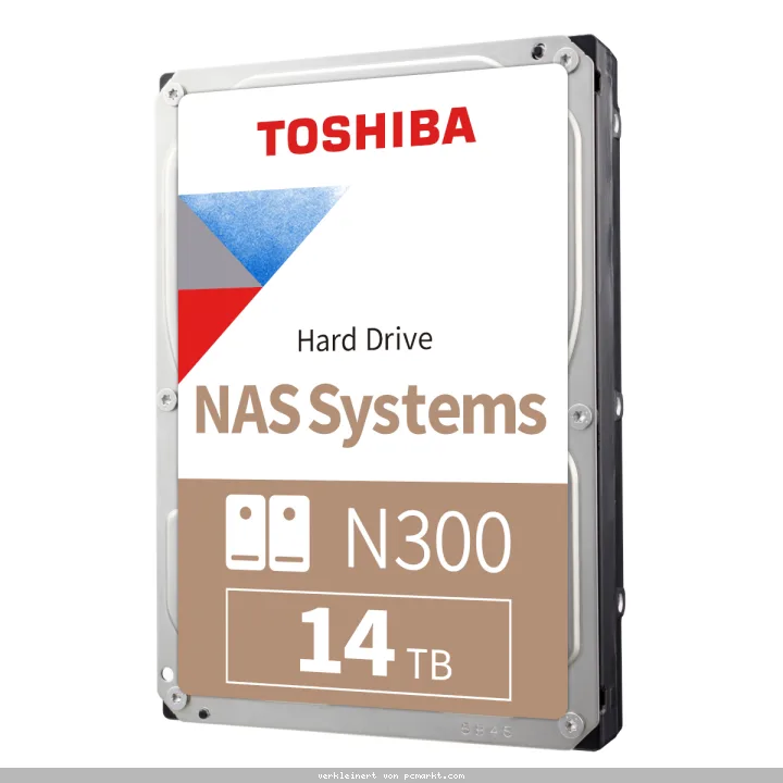 Toshiba N300 NAS HDD 14TB 3.5 Zoll SATA *Bulk* Interne Festplatte (CMR)